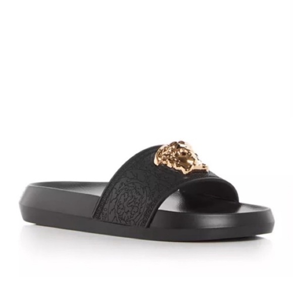 NIB Versace Medusa Slides, Size 8 - Picture 3 of 3